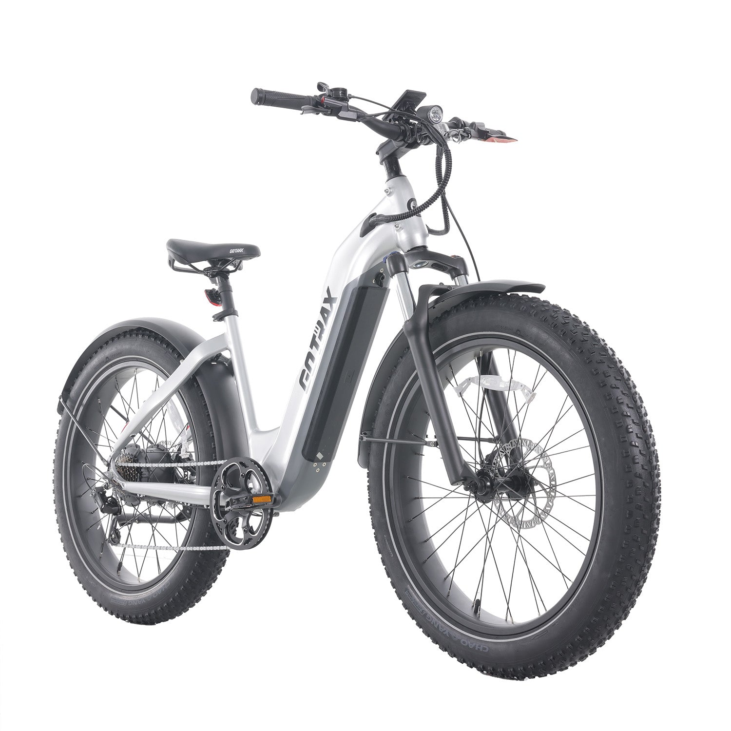 Silver Tundra Electric Bike - GOTRAX