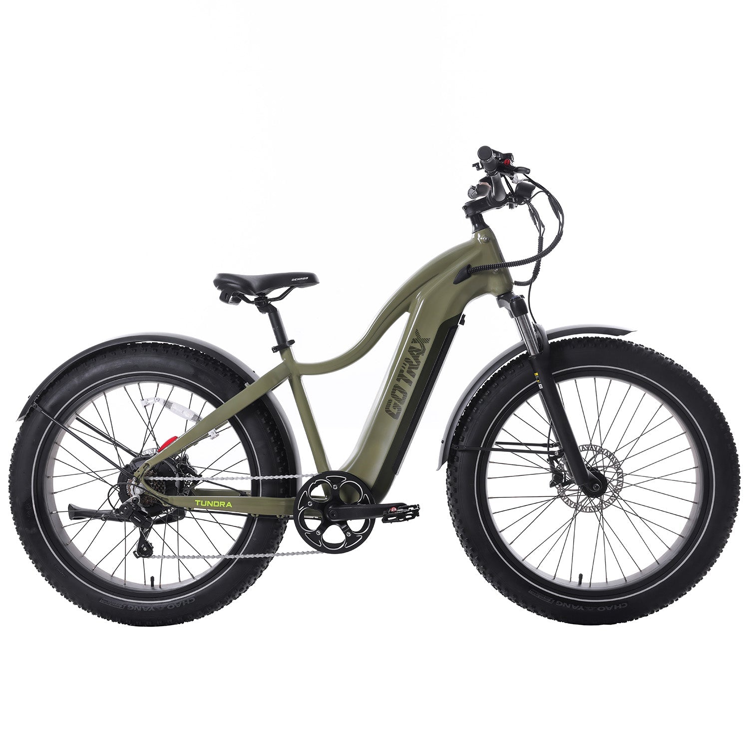 Olive Green Tundra Electric Bike - GOTRAX