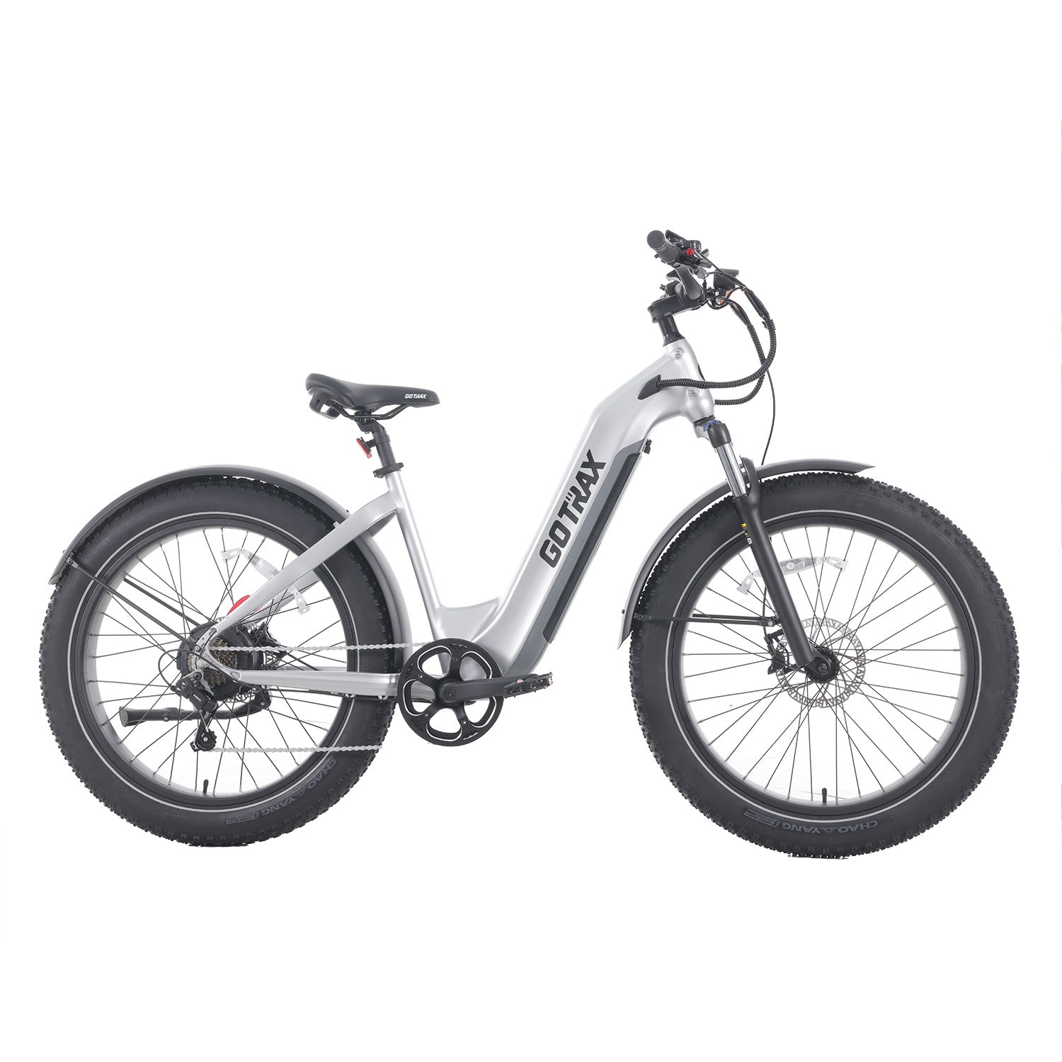 Silver Tundra Electric Bike - GOTRAX